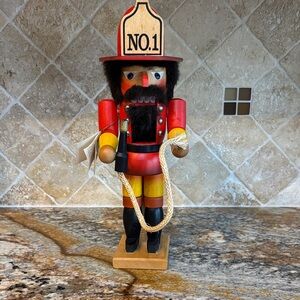 Vintage Christian Ulbricht Fireman Nutcracker